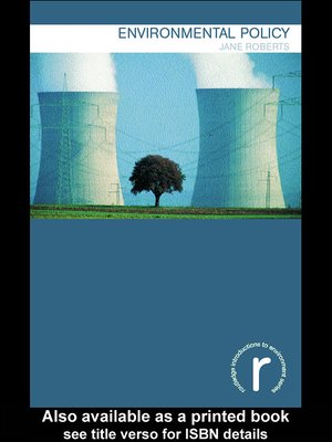 cover image of Environmental Policy